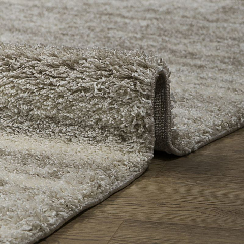 Российский прямой кремовый ковер лонж 41315